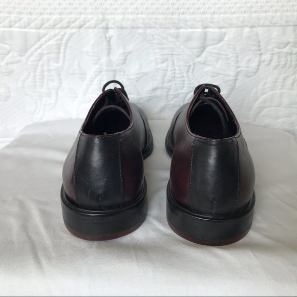 TOPMAN black/maroon formal shoe - Picture 4 of 5